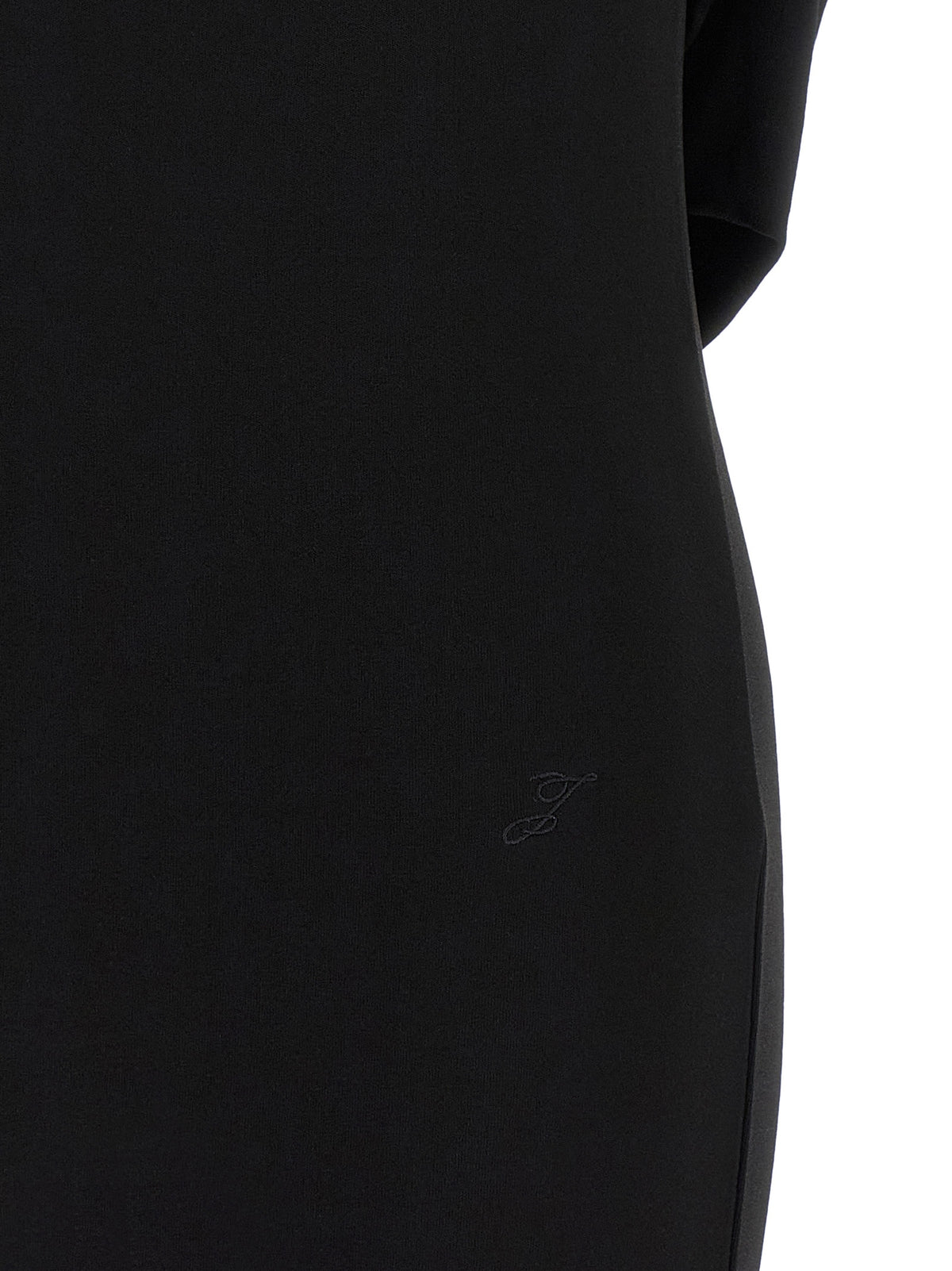 Jacquemus La Robe Mistral Black Viscose Short Dress