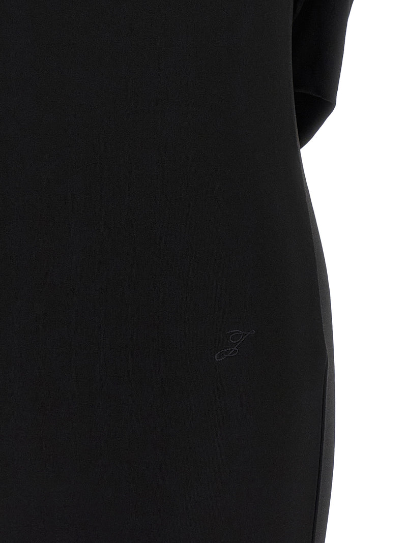 Jacquemus Black Viscose 'La Robe Mistral' Short Dress