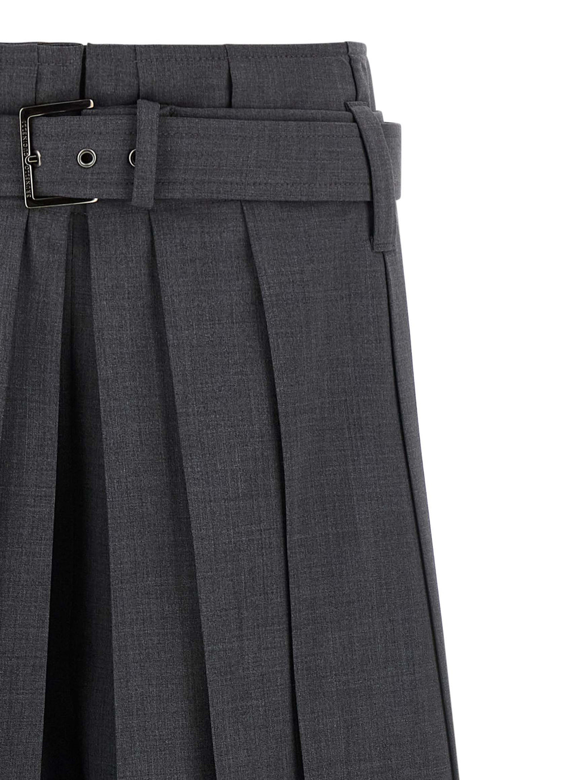 Short en laine vierge gris Brunello Cucinelli