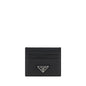 Prada Black Calf Leather Bos Taurus Wallet