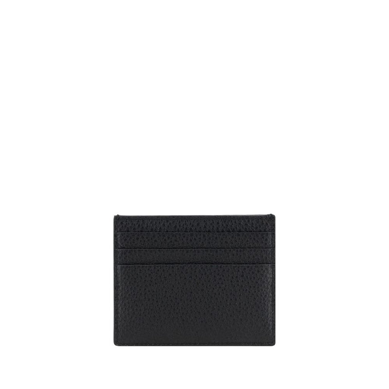 Portefeuille Prada Bos Taurus en cuir de veau noir