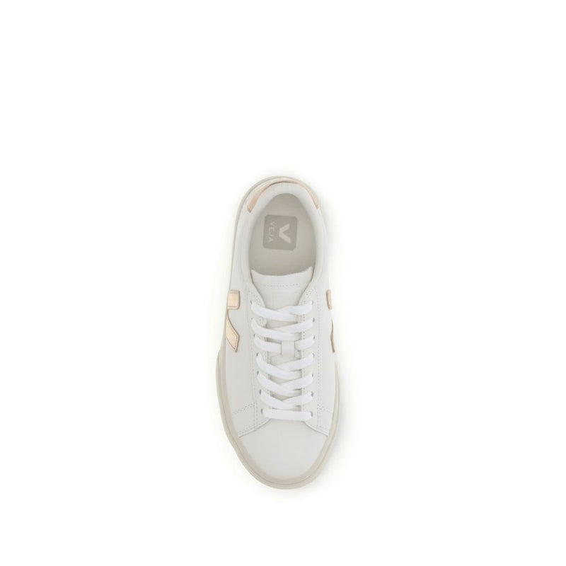 Baskets basses Veja Bos Taurus en cuir de veau blanc