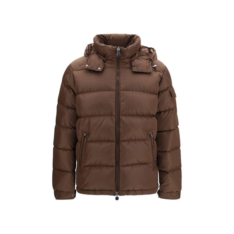 Moncler Brown Polyamide Full-Length Jacket