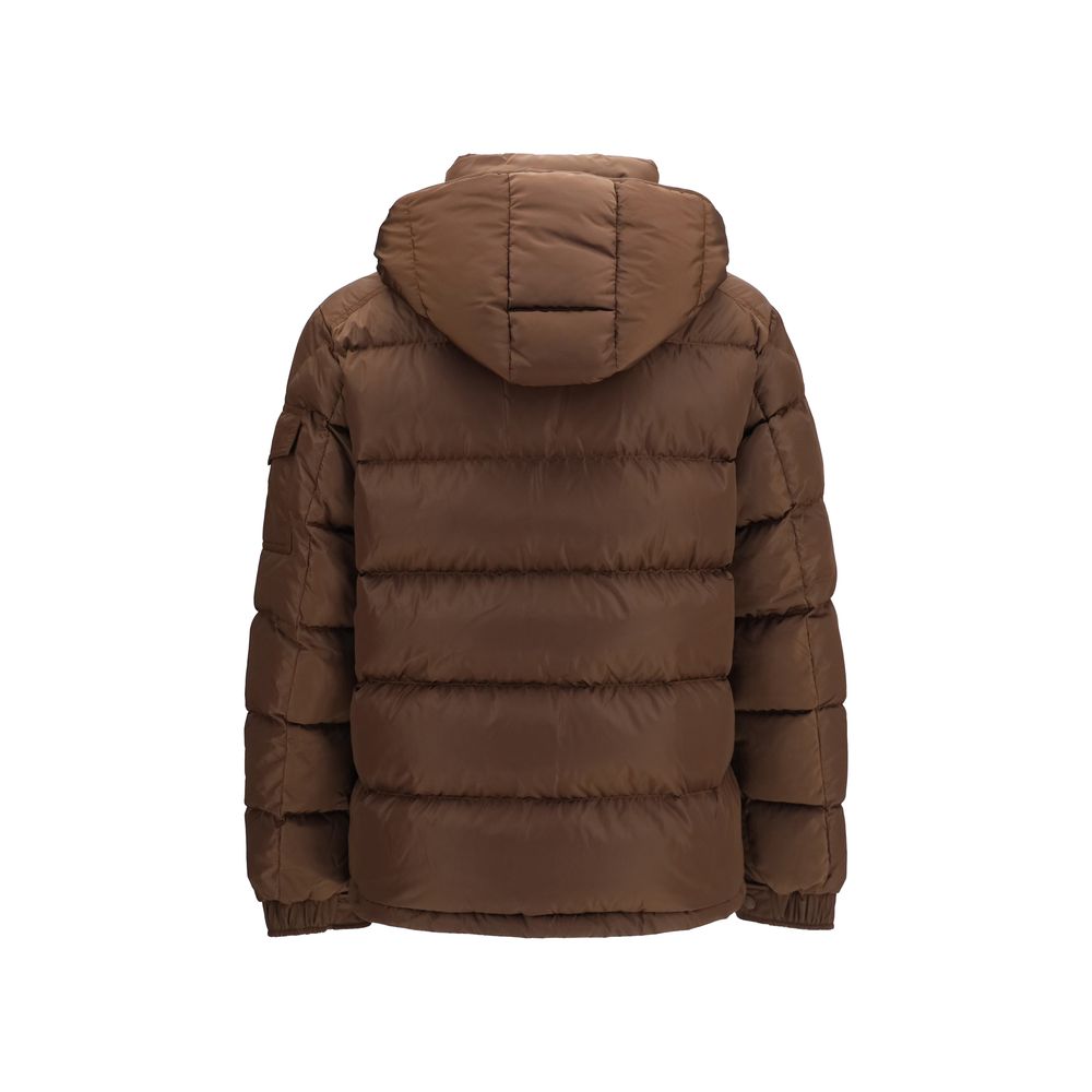 Moncler Maya Brown Polyamide Full-Length Jacket