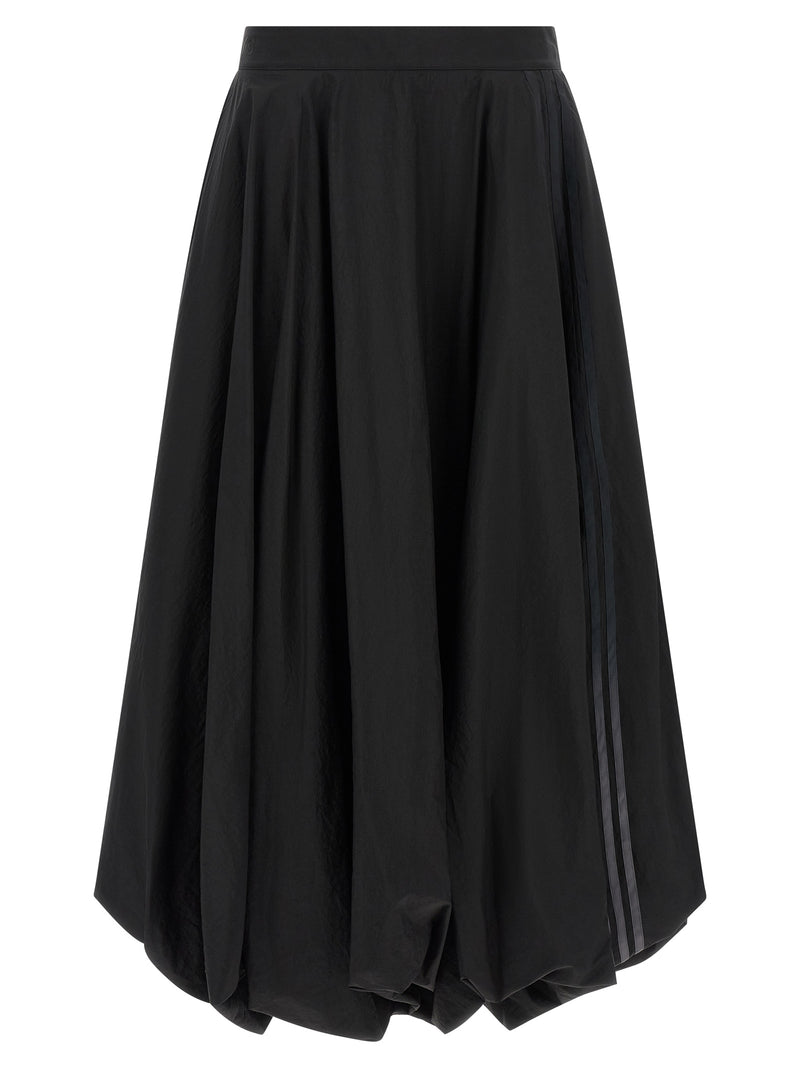 Y-3 Black Polyamide Mini Skirt