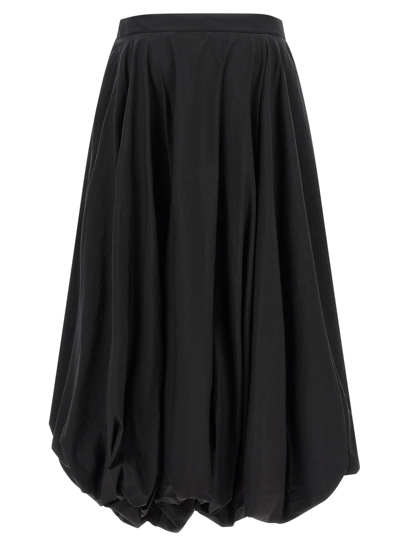Y-3 Black Polyamide Mini Skirt