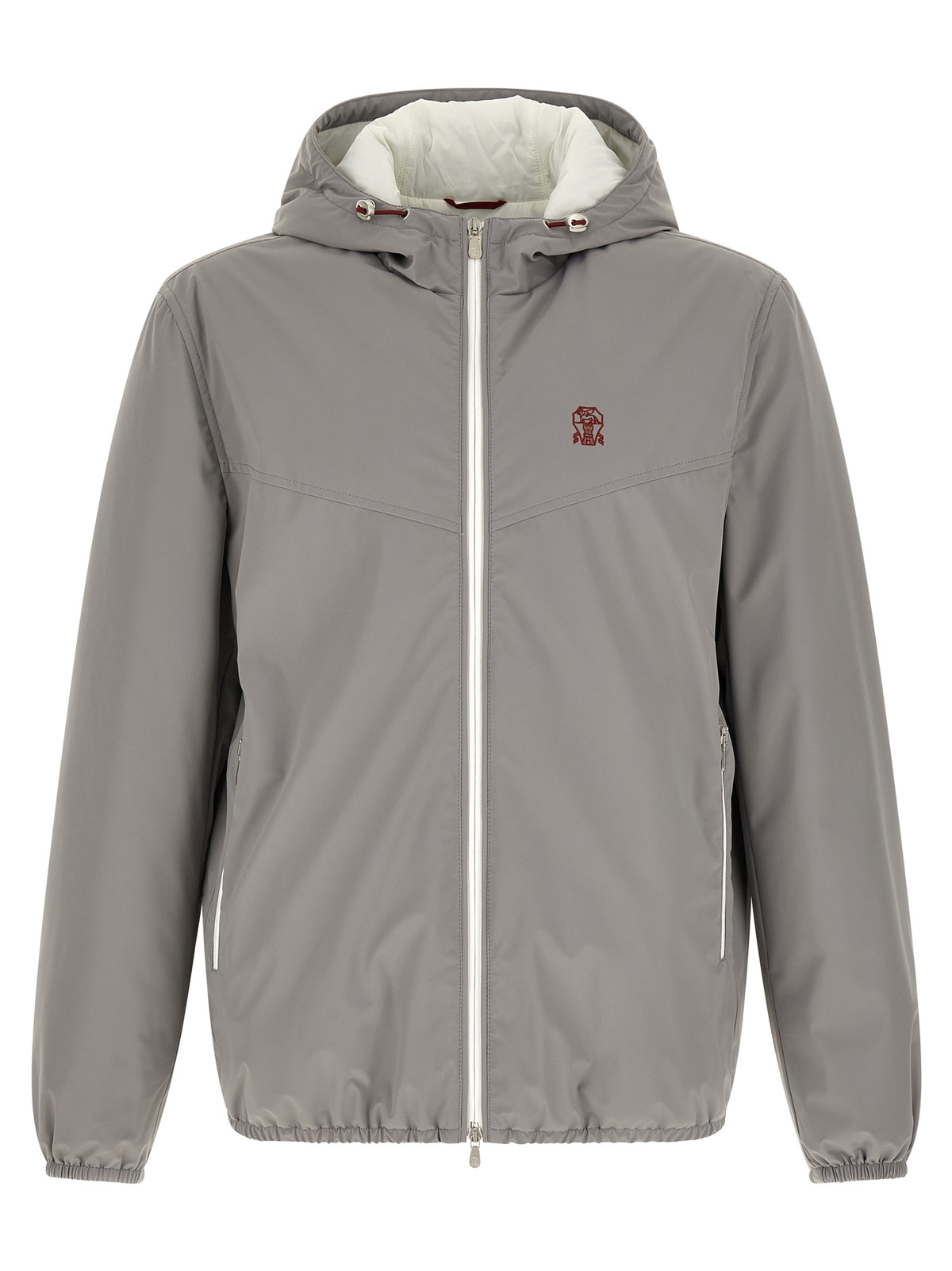 Blouson Brunello Cucinelli en polyamide gris