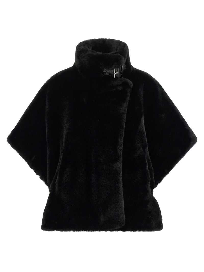 PINKO Black Polyester Coat
