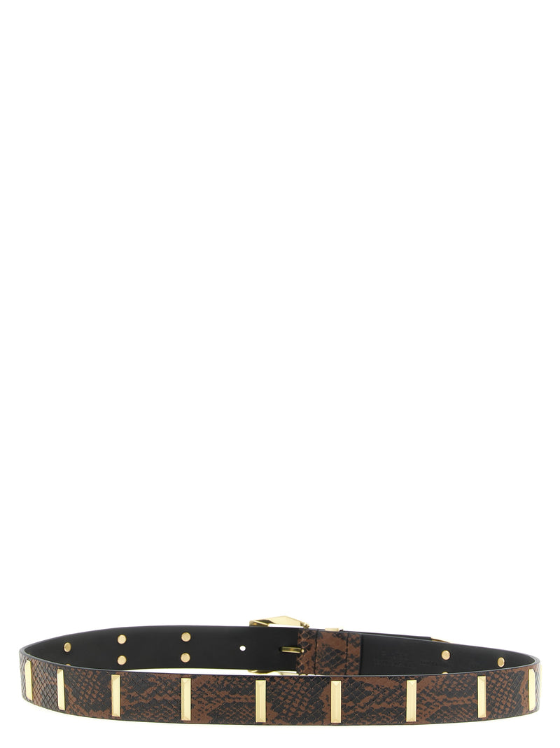 Ceinture Regular PINKO en veau gris