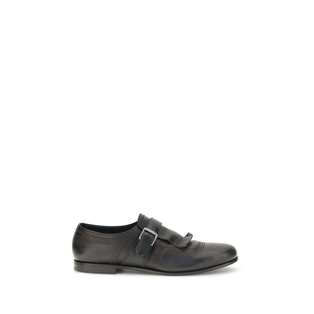 Mocassins à enfiler Bos Taurus en cuir de veau noir de Church's