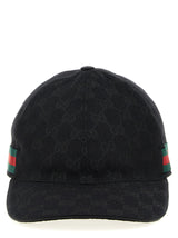 Casquette Gucci en polyester noir (casquette de baseball)