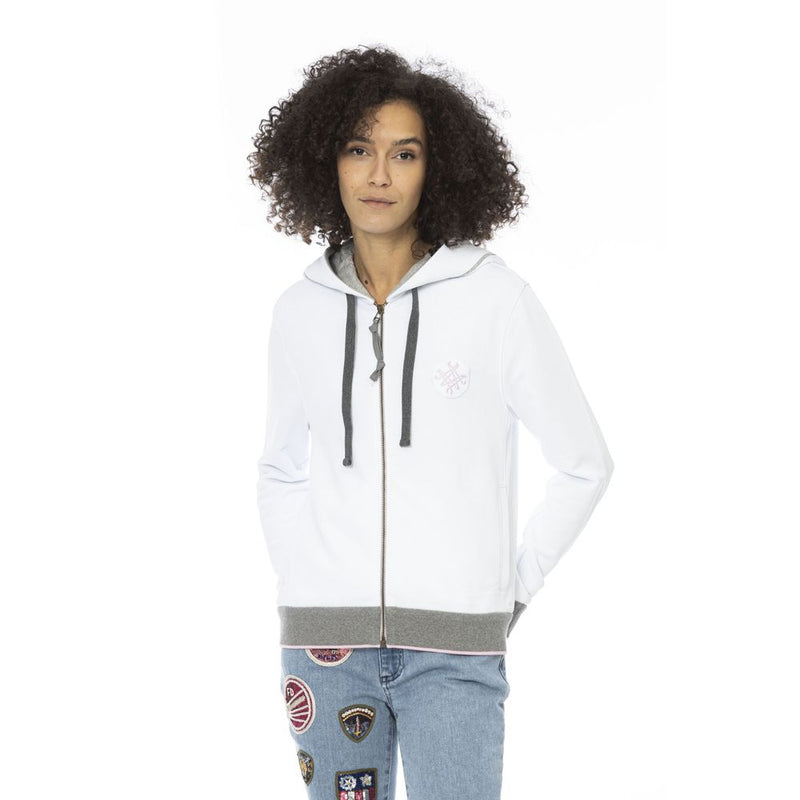 Mr&amp;Mrs Italy Sweatshirt blanc en coton pour femme