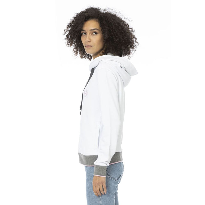 Mr&amp;Mrs Italy Sweatshirt blanc en coton pour femme