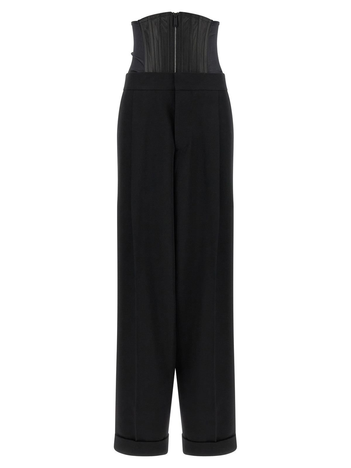 Pantalon habillé en laine noire Dsquared²