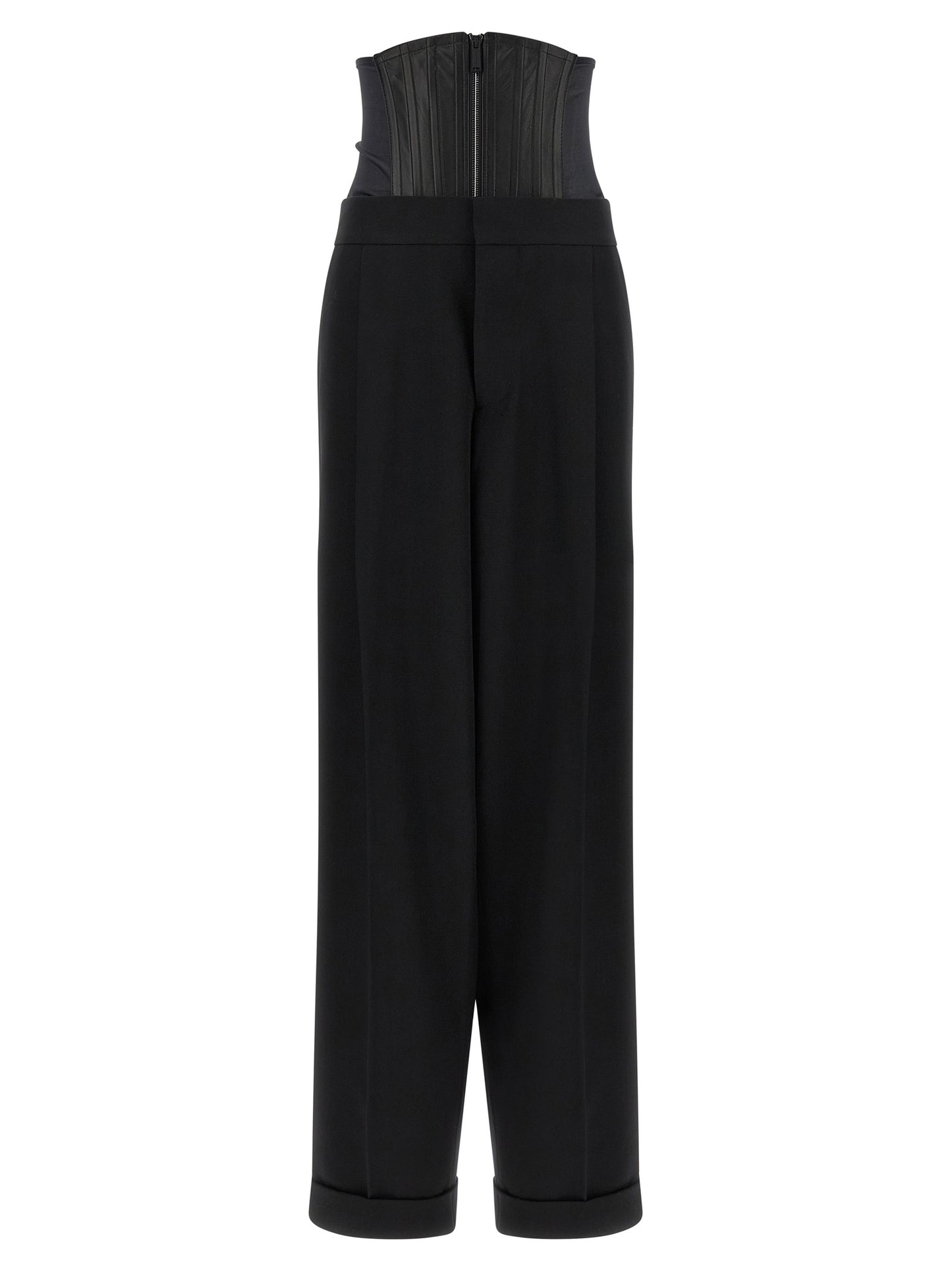 Dsquared² Black Wool Dress Pants