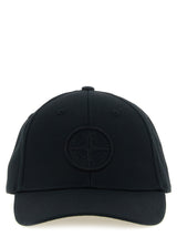 Casquette en coton noir Stone Island