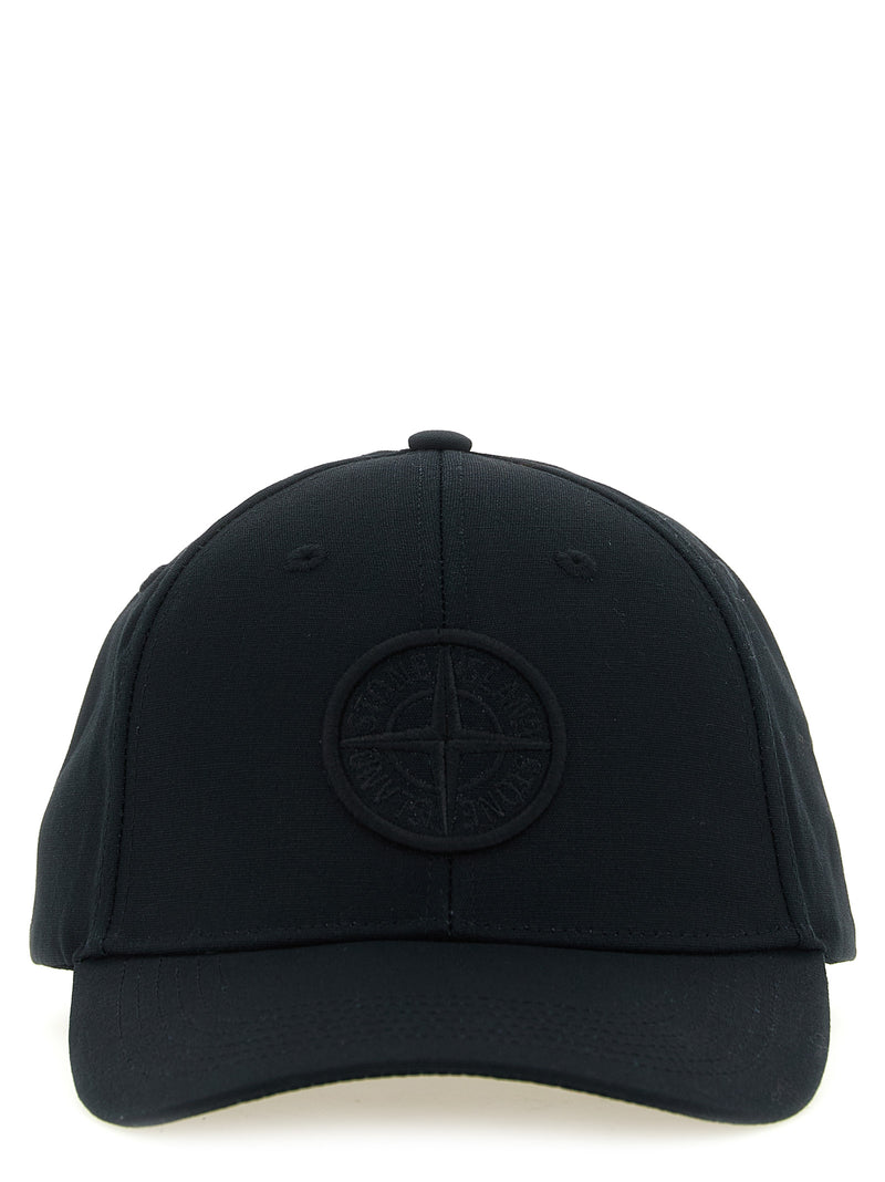 Casquette en coton noir Stone Island