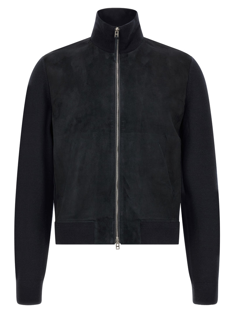 Tom Ford Blue Wool Cardigan
