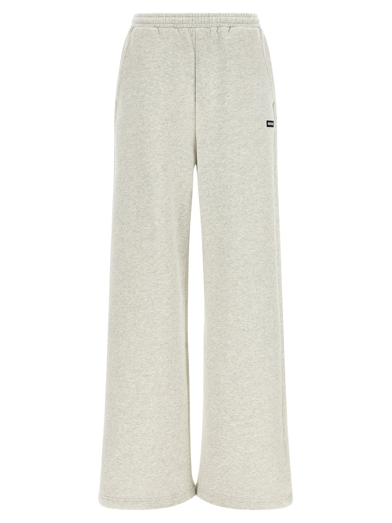 ROTATE BIRGER CHRISTENSEN Pantalon décontracté en coton biologique blanc