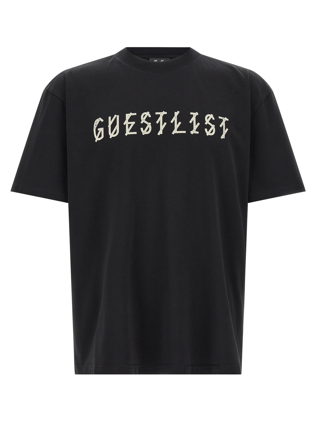 T-shirt en coton noir 44 Label Group