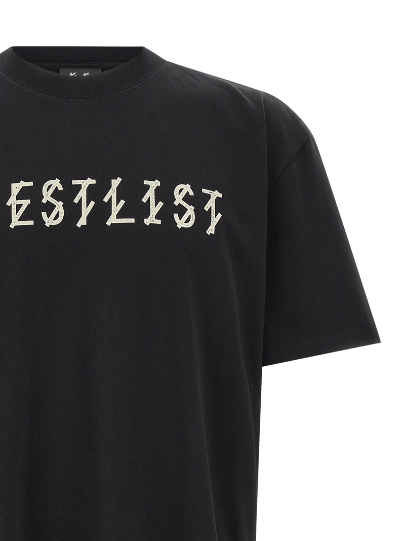 44 Label Group Black Cotton T-Shirt