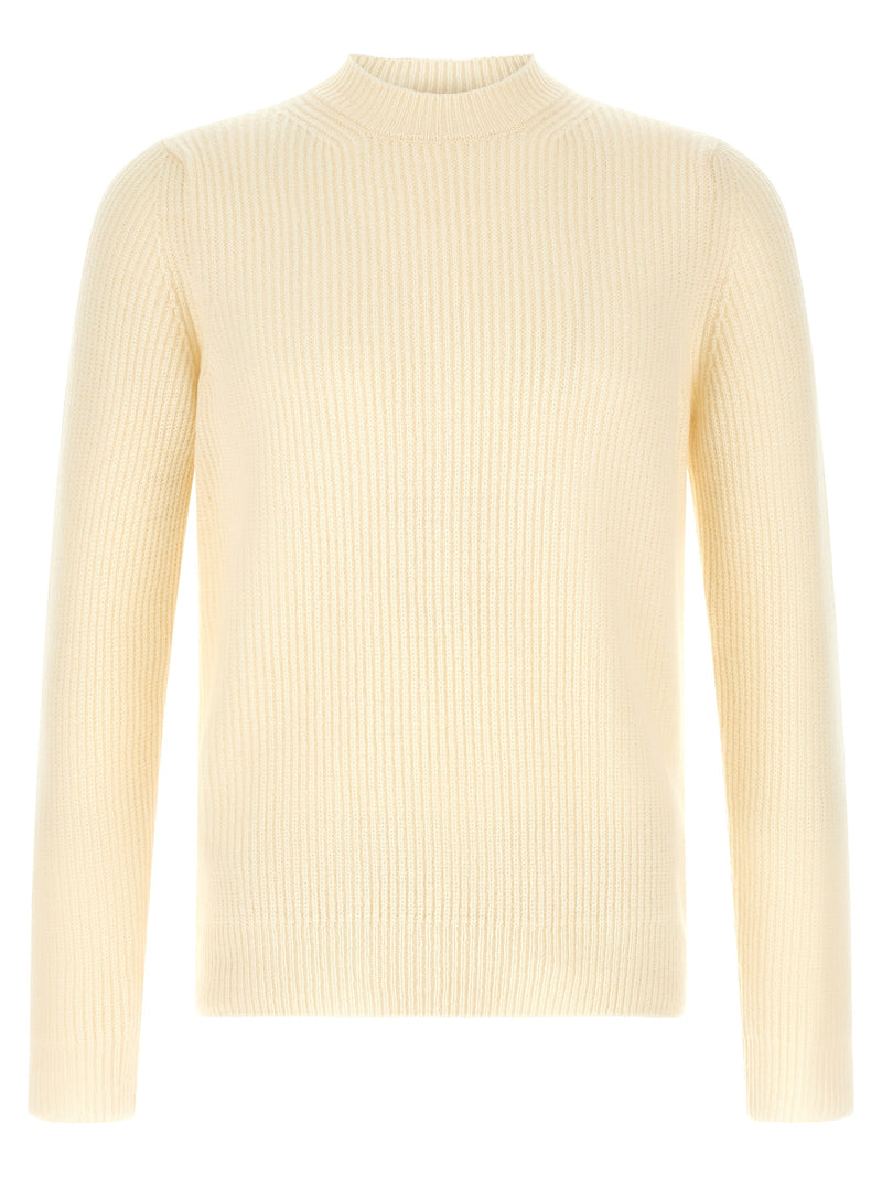 ZANONE White Virgin Wool Cardigan