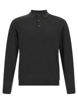 Polo en Laine Vierge Bicolore ZANONE
