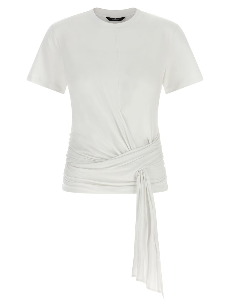 T-shirt blanc en lyocell 7 For All Mankind