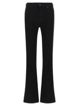 Jean bootcut noir en coton 7 For All Mankind