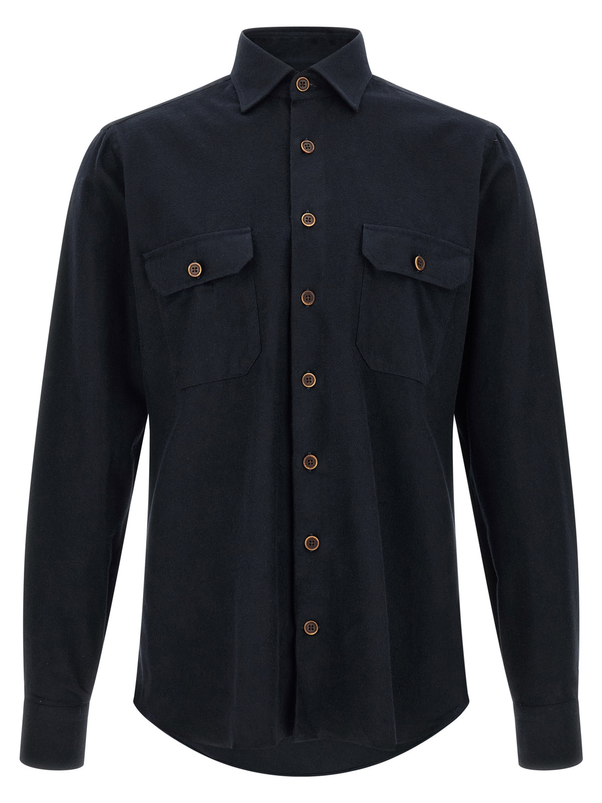 Chemisier en coton bleu BORRIELLO