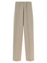 Pantalon décontracté Fabiana Filippi en polyester beige