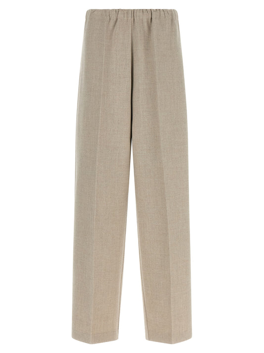Pantalon décontracté Fabiana Filippi en polyester beige