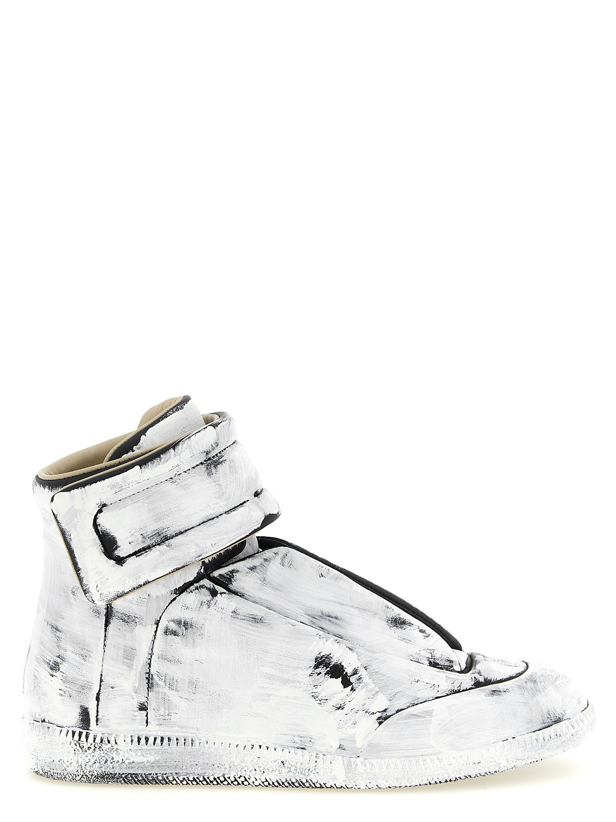 Maison Margiela Bicolor Calfskin Athletic Sneakers