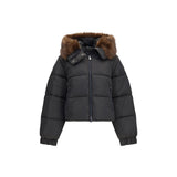 Doudoune longue PINKO marron en plumes d'oie