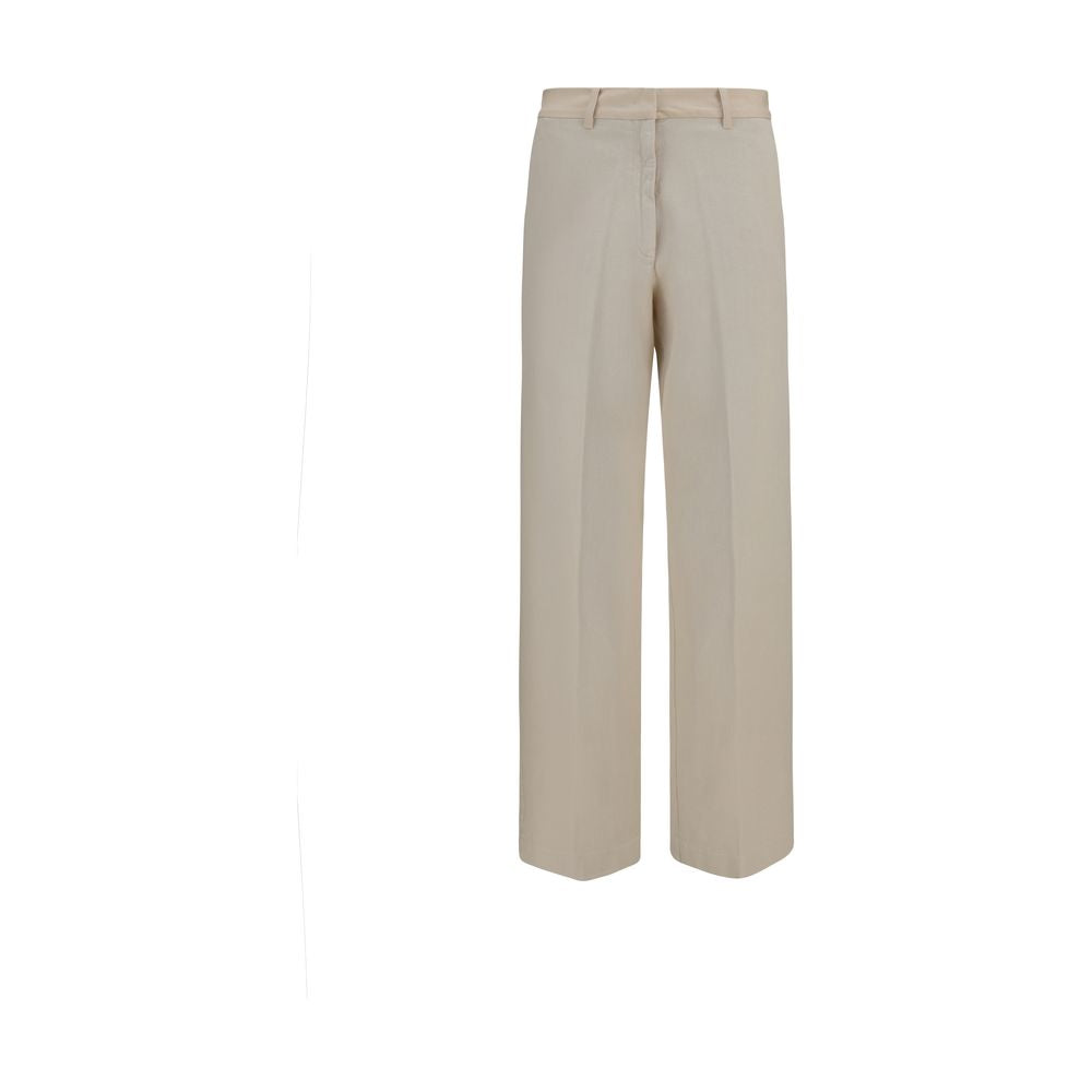Pantalon Chino en Coton Beige Forte_Forte