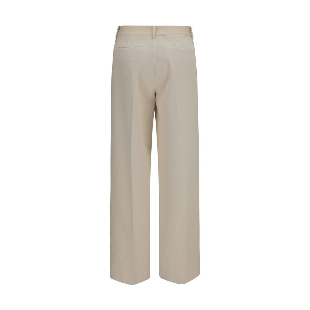 Pantalon Chino en Coton Beige Forte_Forte
