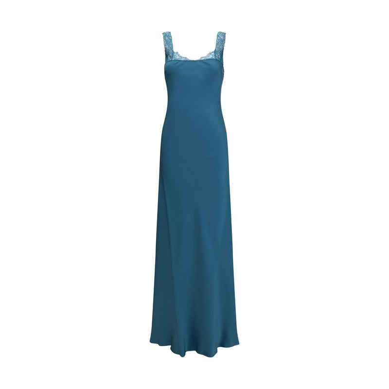 Forte_Forte Blue Acetate Long Dress