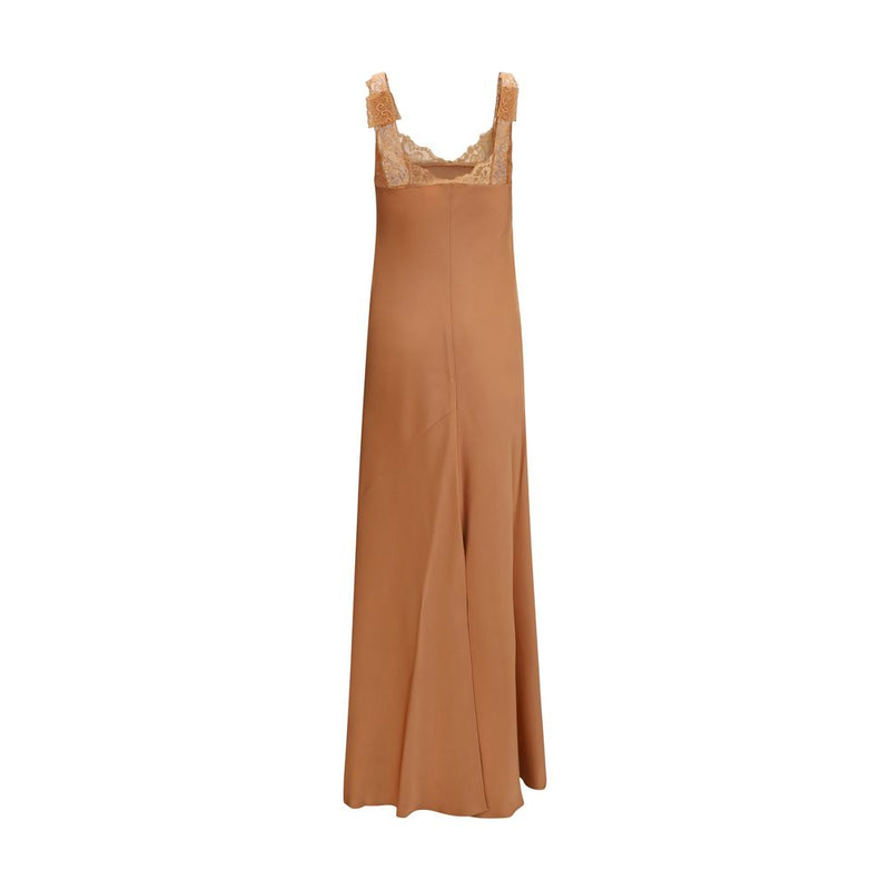 Forte_Forte Beige Acetate Long Dress