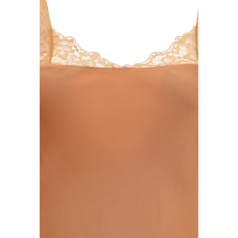 Forte_Forte Beige Acetate Long Dress