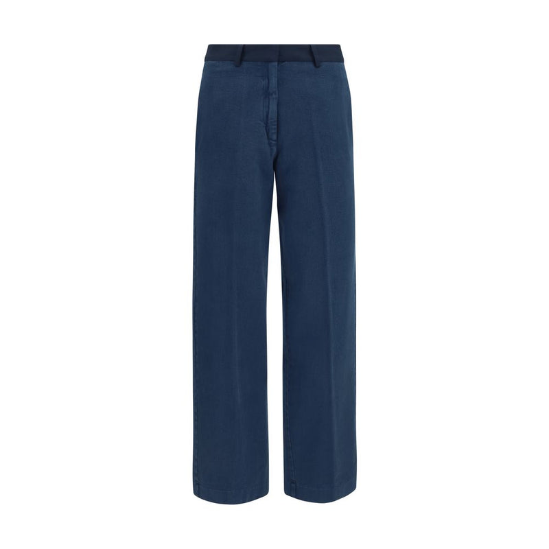 Forte_Forte Blue Cotton Chino Pants