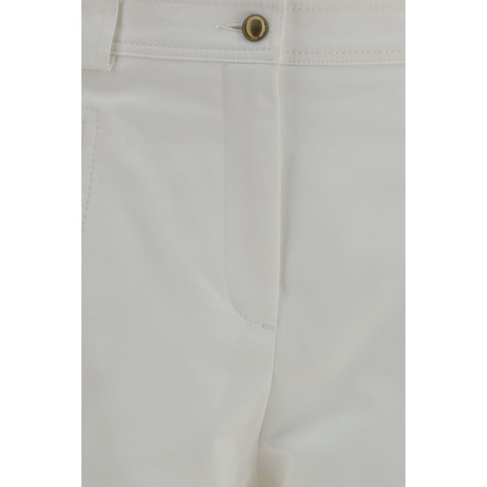 Pantalon court en coton blanc Max Mara