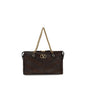 Valentino Garavani Brown Calf Leather Bos Taurus Shoulder Bag