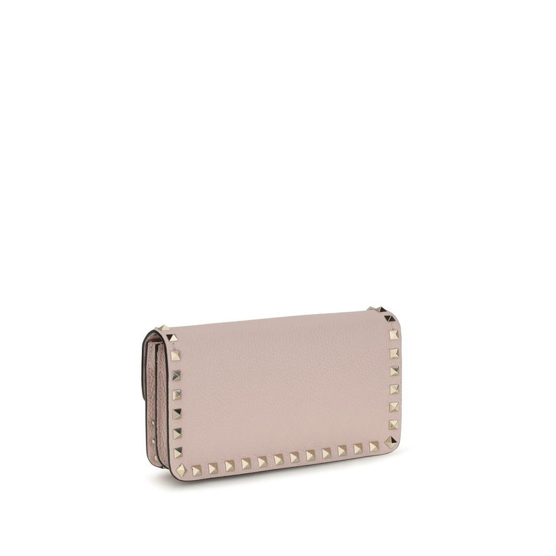 Portefeuille Valentino Garavani Bos Taurus en cuir de veau multicolore