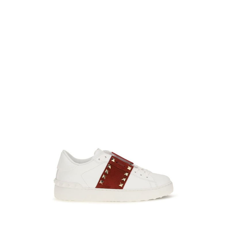 Baskets basses Valentino Garavani Bos Taurus en cuir de veau blanc