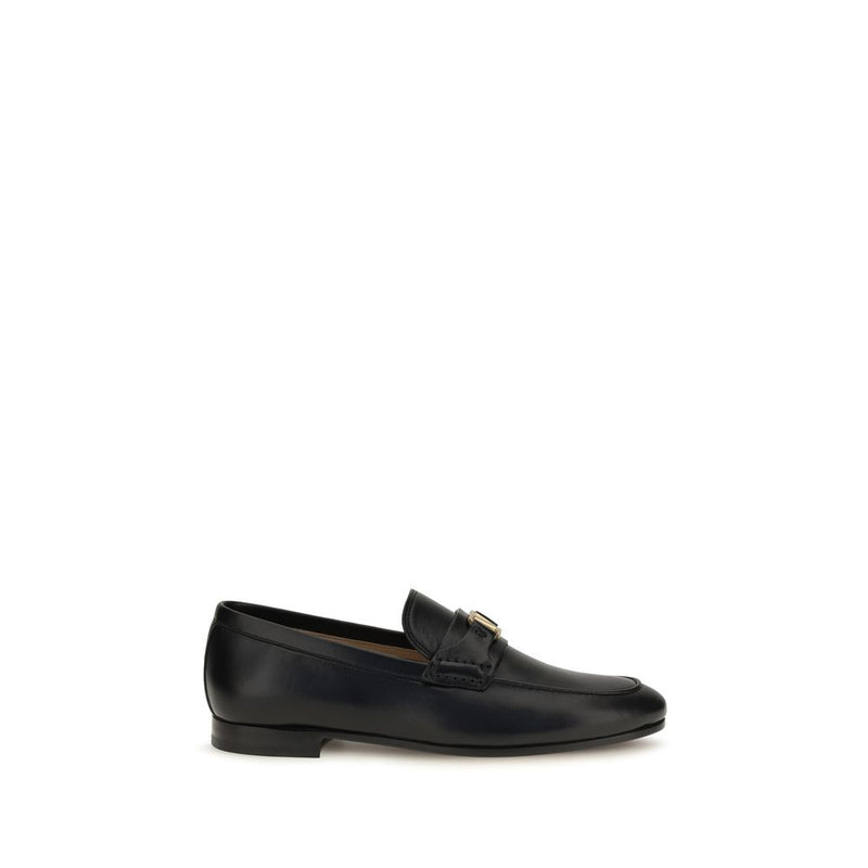 Mocassins à enfiler Valentino Garavani Bos Taurus en cuir de veau noir