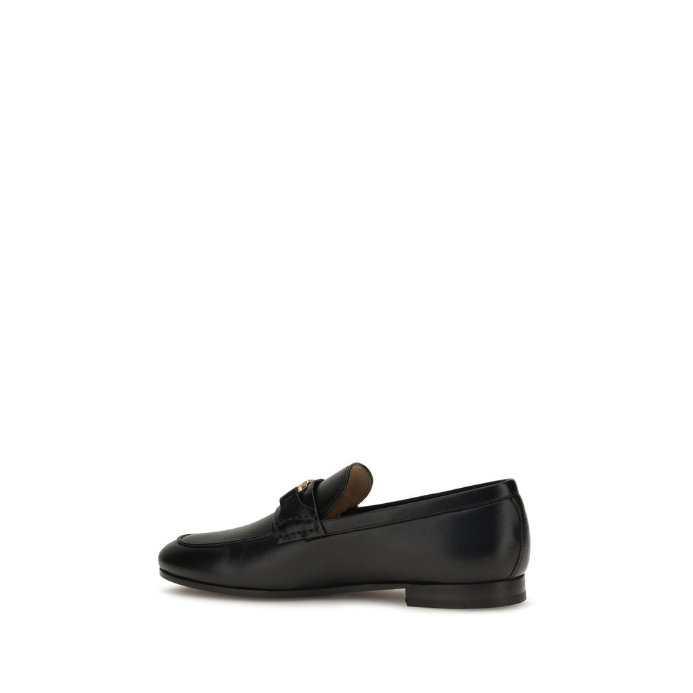 Mocassins à enfiler Valentino Garavani Bos Taurus en cuir de veau noir