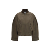 Bomber Ganni Bicolore en Laine Oves Aries