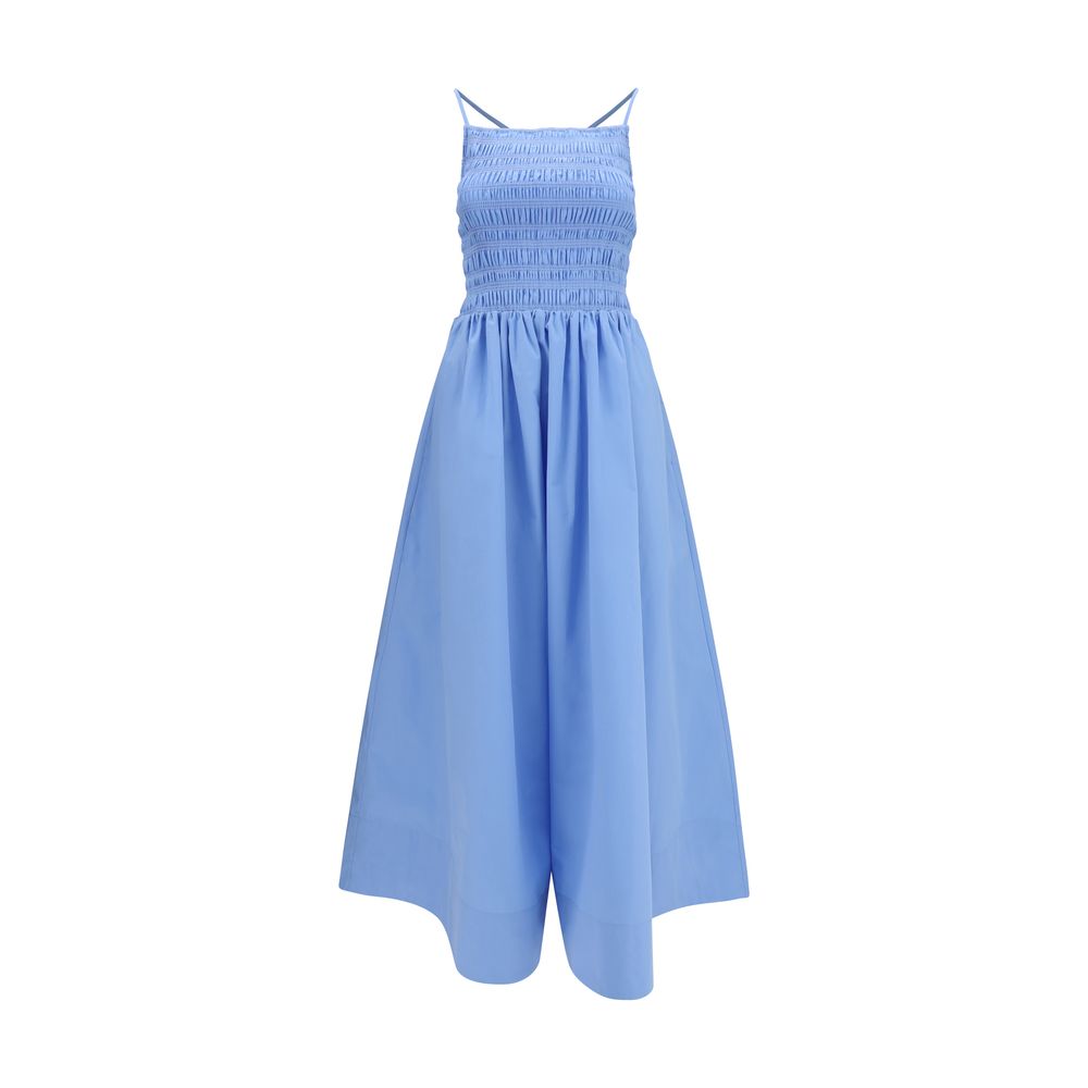 Robe décontractée Ganni en coton bleu