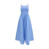 Robe décontractée Ganni en coton bleu
