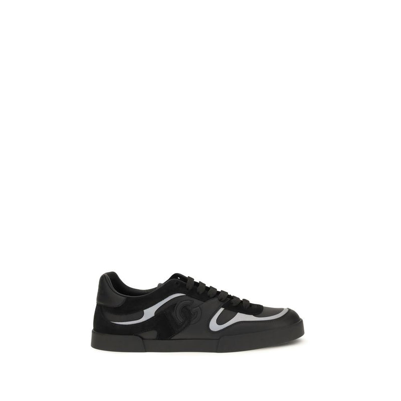 Baskets Dolce &amp; Gabbana Bos Taurus en cuir de veau noir